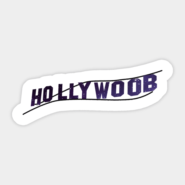 Bojack - Hollywoob sign Sticker by popculture-ish